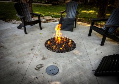 In-ground Gas Fire Pit